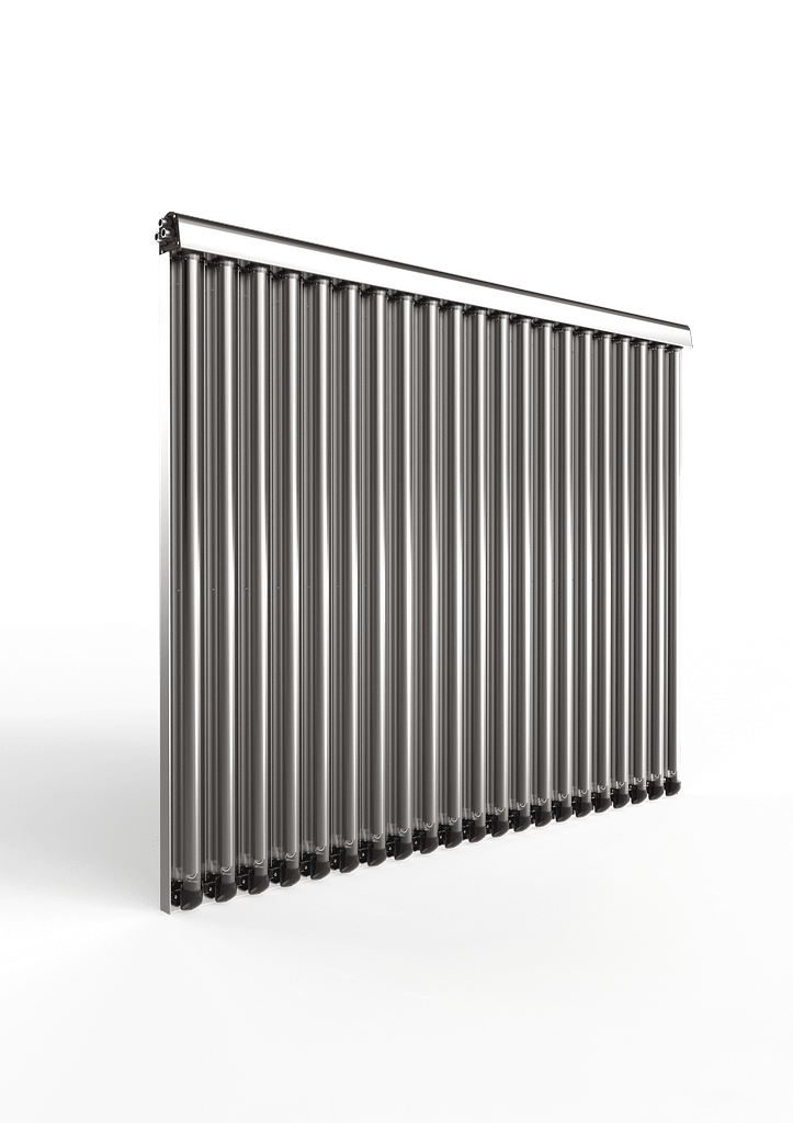 Xray-r Päikesekollektor vaakumtorude ja CPC-iga